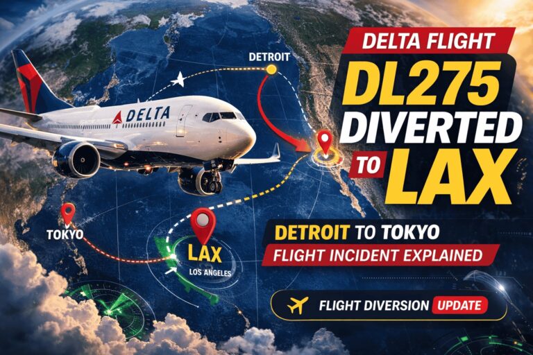 Delta Flight DL275 Diverted to LAX