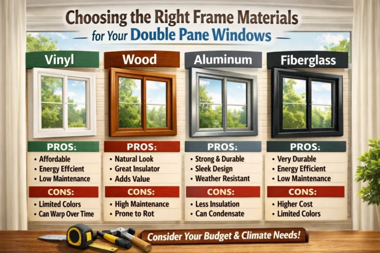 Choosing the Right Frame Materials for Your Double Pane Windows Double Pane Windows