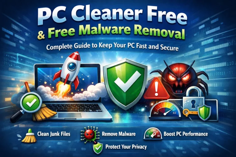 PC Cleaner Free and Free Malware Removal: Complete Guide to Keep Your PC Fast and Secure PC cleaner free