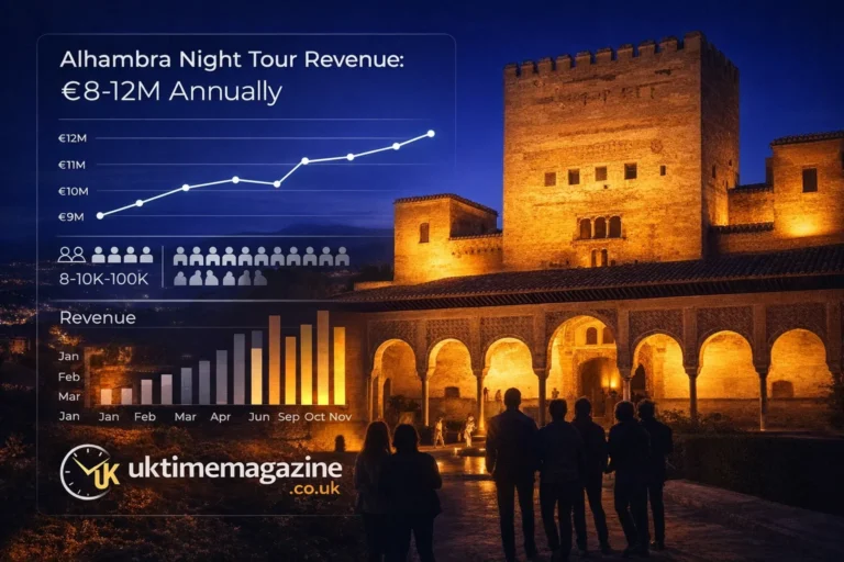alhambra palace night tour attendance revenue