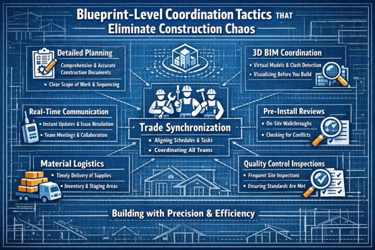 Blueprint-Level Coordination Tactics That Eliminate Construction Chaos