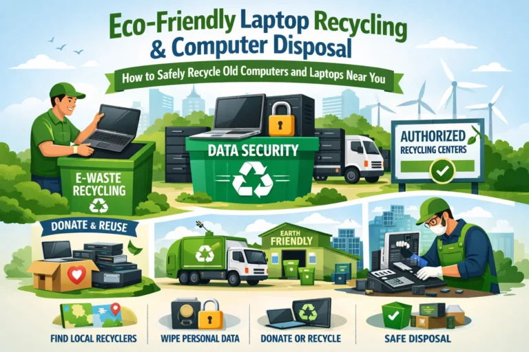 Eco-Friendly Laptop Recycling and Computer Disposal: How to Safely Recycle Old Computers and Laptops Near You