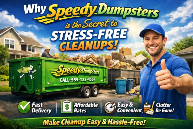 Speedy Dumpsters is the Secret