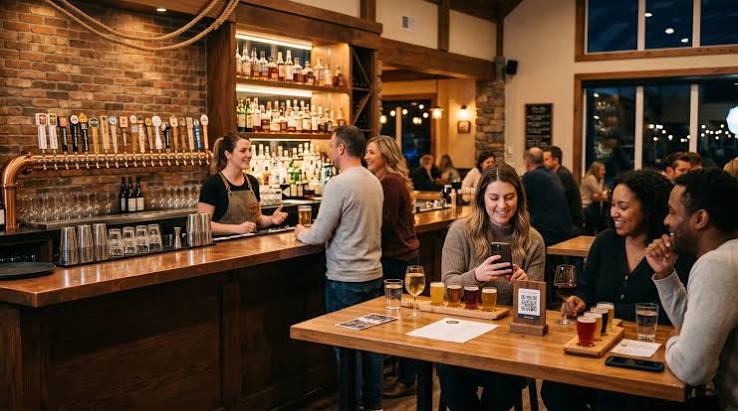 The Taproom Feels Muggy While The Brewhouse Stays Freezing